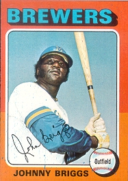 1975 Topps Baseball Cards      123     Johnny Briggs
